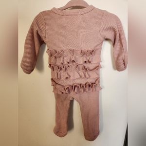 Waffle Knit - Ruffle Bum